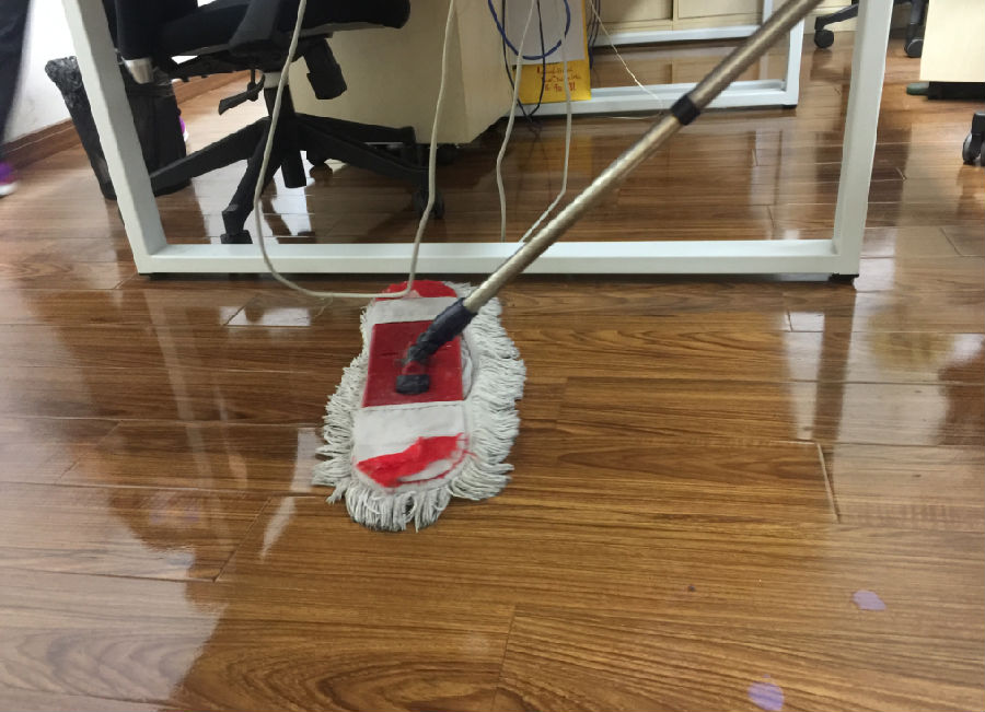石景山区木地板保洁案例